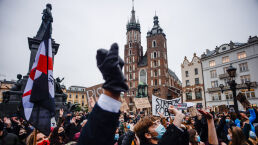Polish Protesters Attack the Catholic Church