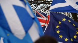 Scotland Flies a Foreign Flag
