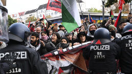 Police Clash With Israel Haters in Germany